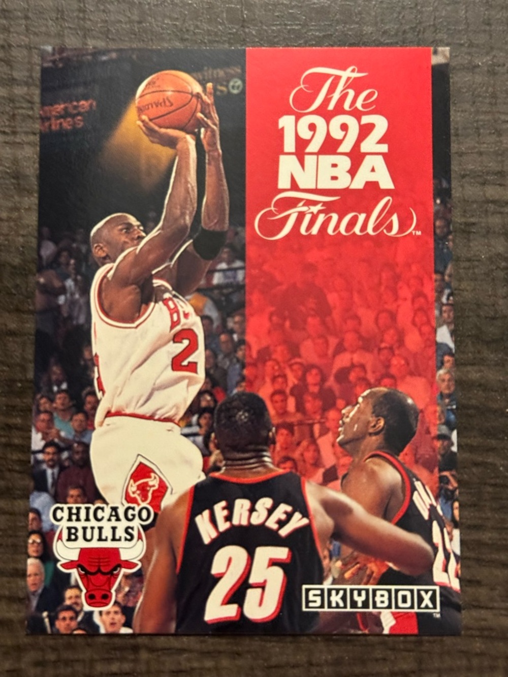 1992 NBA Finals Chicago Bulls Poster - Michael Jordan